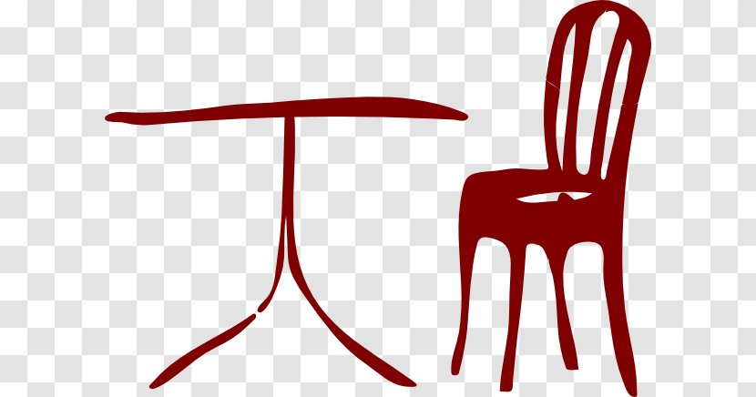 Table Chair Furniture Clip Art - Silhouette - Pictures Of Chairs Transparent PNG