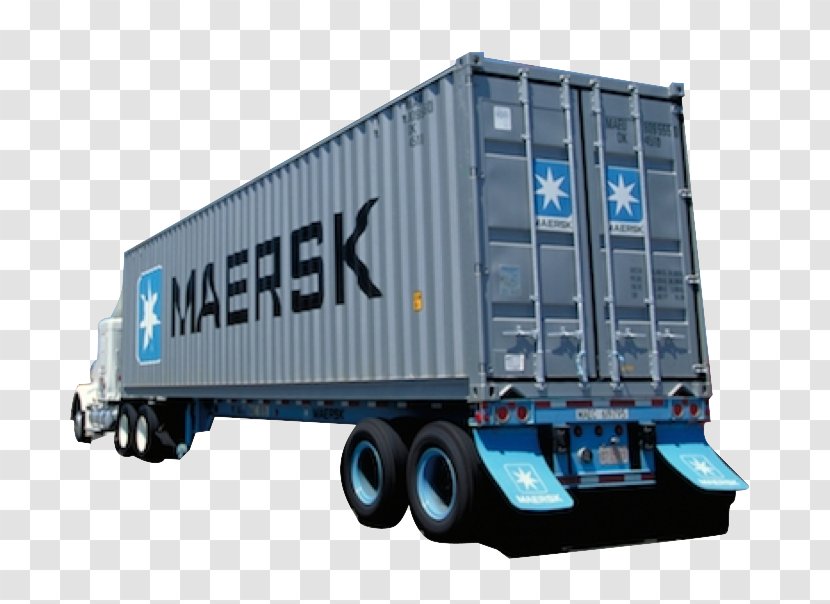 Intermodal Container Semi-trailer Truck Cargo Transport - Trailer Transparent PNG