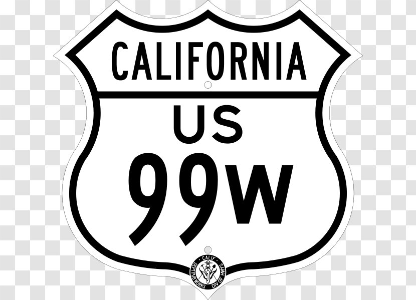 U.S. Route 66 US Numbered Highways California Logo Brand - Us - Caçador Transparent PNG
