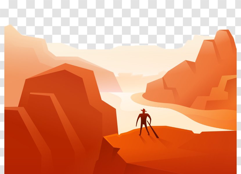 Illustration - Sky - Vector Mountain Background Transparent PNG