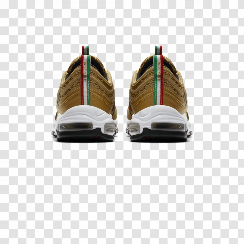 Nike Air Max 97 Italy Sneakers - Footwear - Gold Flag Transparent PNG