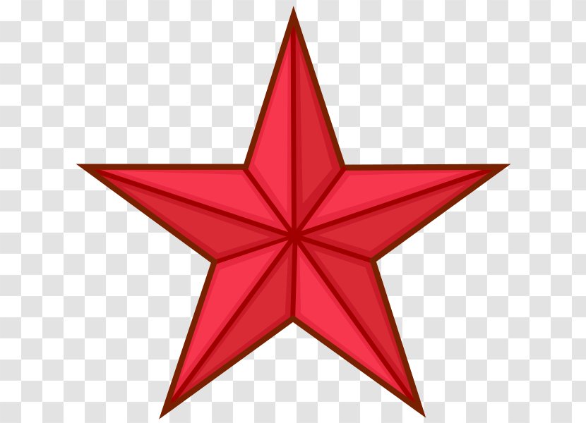 Christmas Star Of Bethlehem Clip Art - Red Transparent PNG