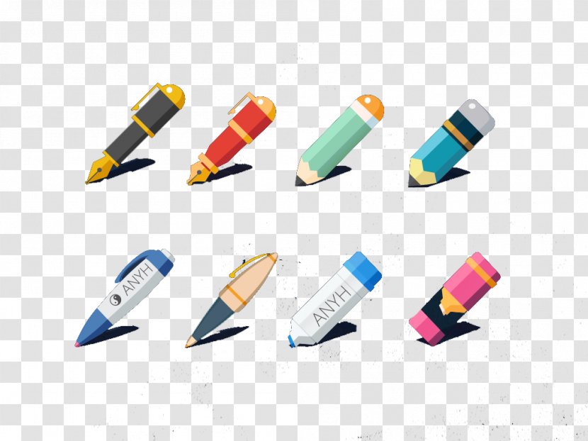 Marker Pen Gratis - Flat Variety Of Transparent PNG