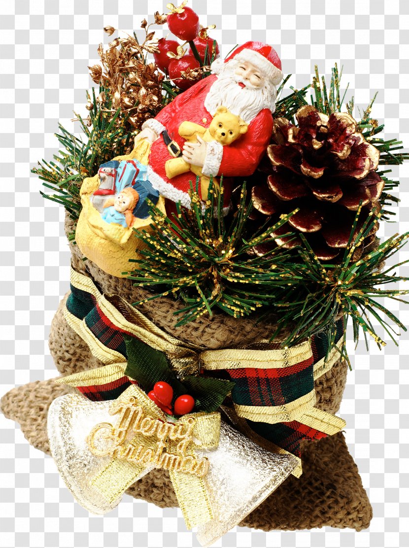 Christmas Ornament Ded Moroz Day New Year JPEG - Sack Transparent PNG