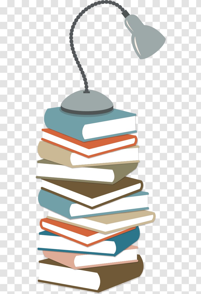 Education Infographic - Books And Lamp Transparent PNG