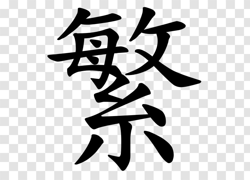 Chinese Characters Prosperity Kanji Symbol Transparent PNG