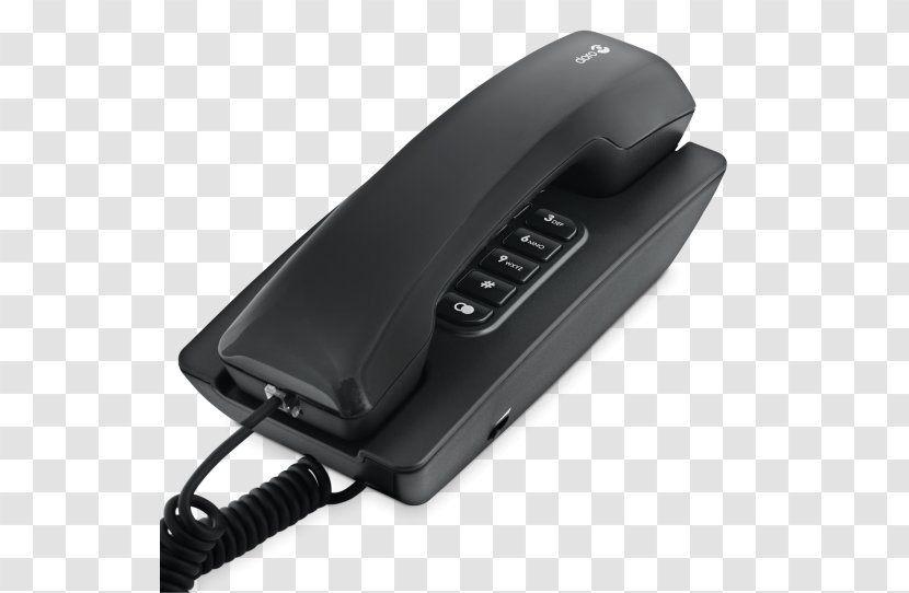 Telephone Doro 909c Black Home & Business Phones Handset Magna 4000 - Care Secureplus - Fixe Transparent PNG