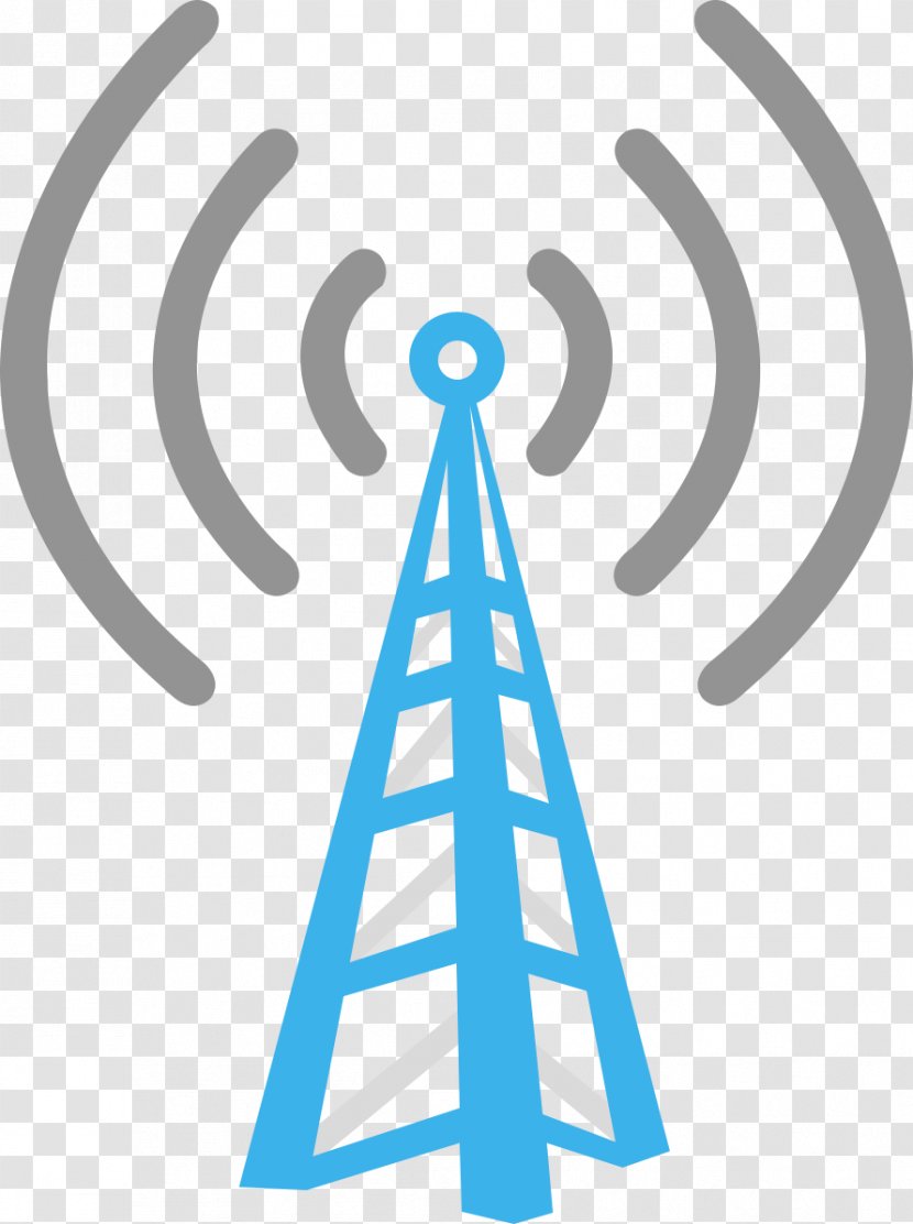 Cell Site Wireless Mobile Phones Telecommunications Tower - Internet Access - One Clipart Transparent PNG