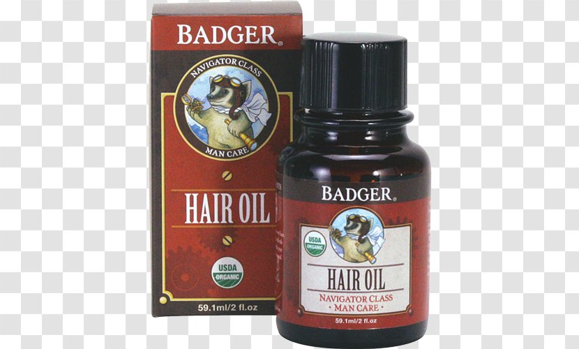 Badger Balm Oil Hair Lip Personal Care - Pomade Transparent PNG