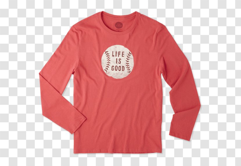 Long-sleeved T-shirt Life Is Good Company Printed - Tshirt Transparent PNG