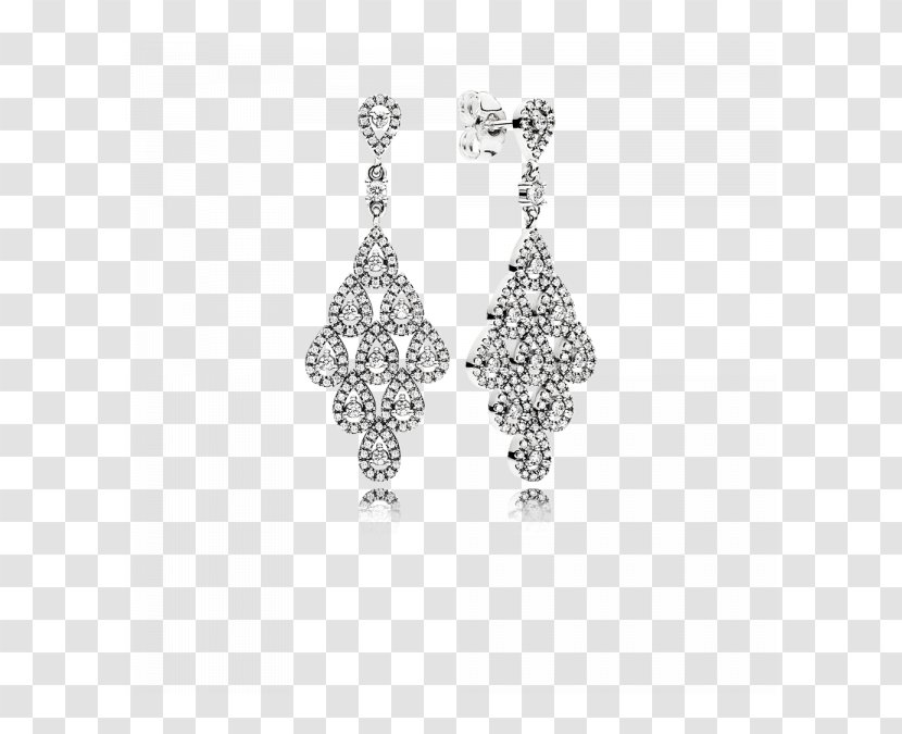 Earring Pandora Jewellery Cubic Zirconia Charm Bracelet - Jewelry Pty Ltd Transparent PNG