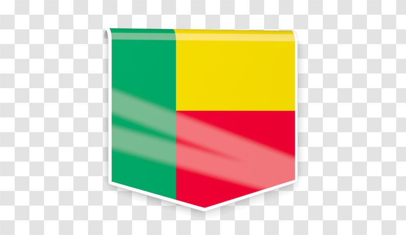 Green Line Angle - Rectangle - Benin Flag Transparent PNG