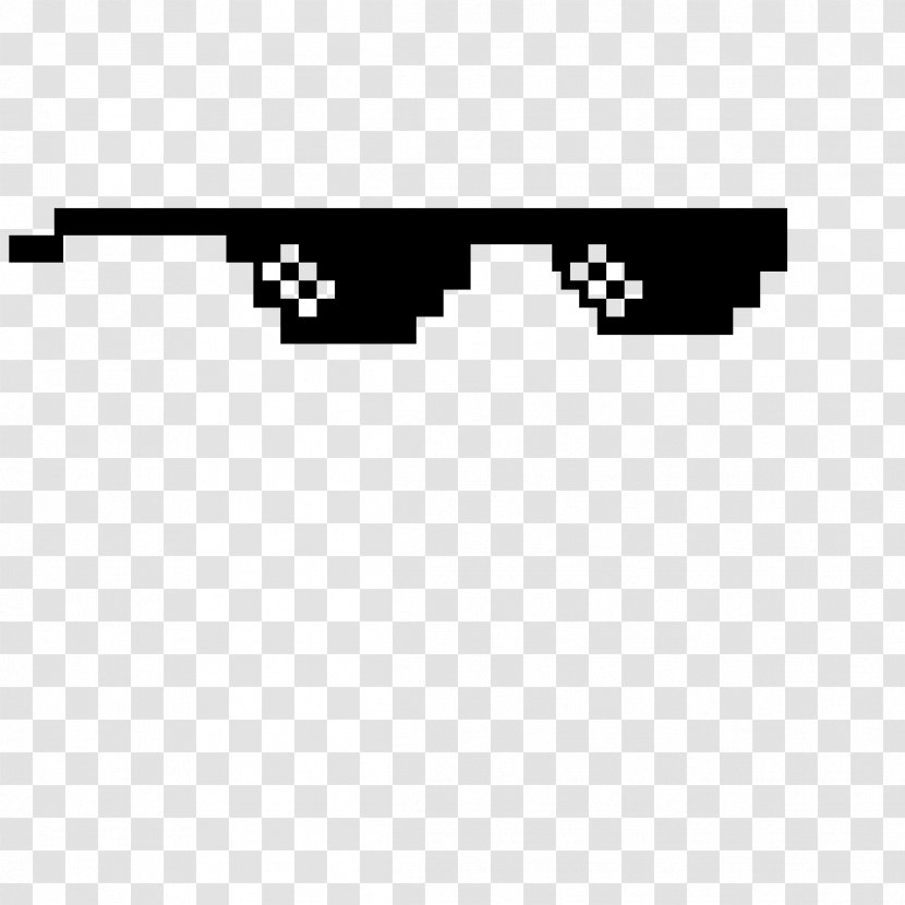 Pixel Art - Thug Life Transparent PNG