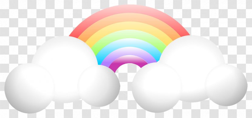 Desktop Wallpaper Rainbow Cloud Clip Art - Sky Transparent PNG