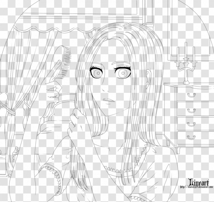 Eye Drawing Line Art Cartoon Sketch - Frame Transparent PNG