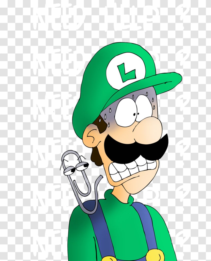 Luigi Clip Art Glasses Illustration Office Assistant - Microsoft Corporation - Crying French Man Transparent PNG