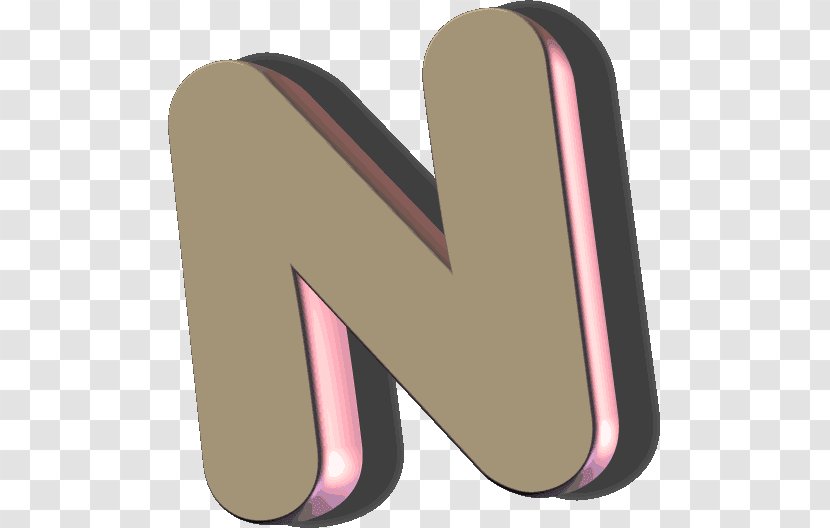 Letter Alphabet Three-dimensional Space - N - M Transparent PNG