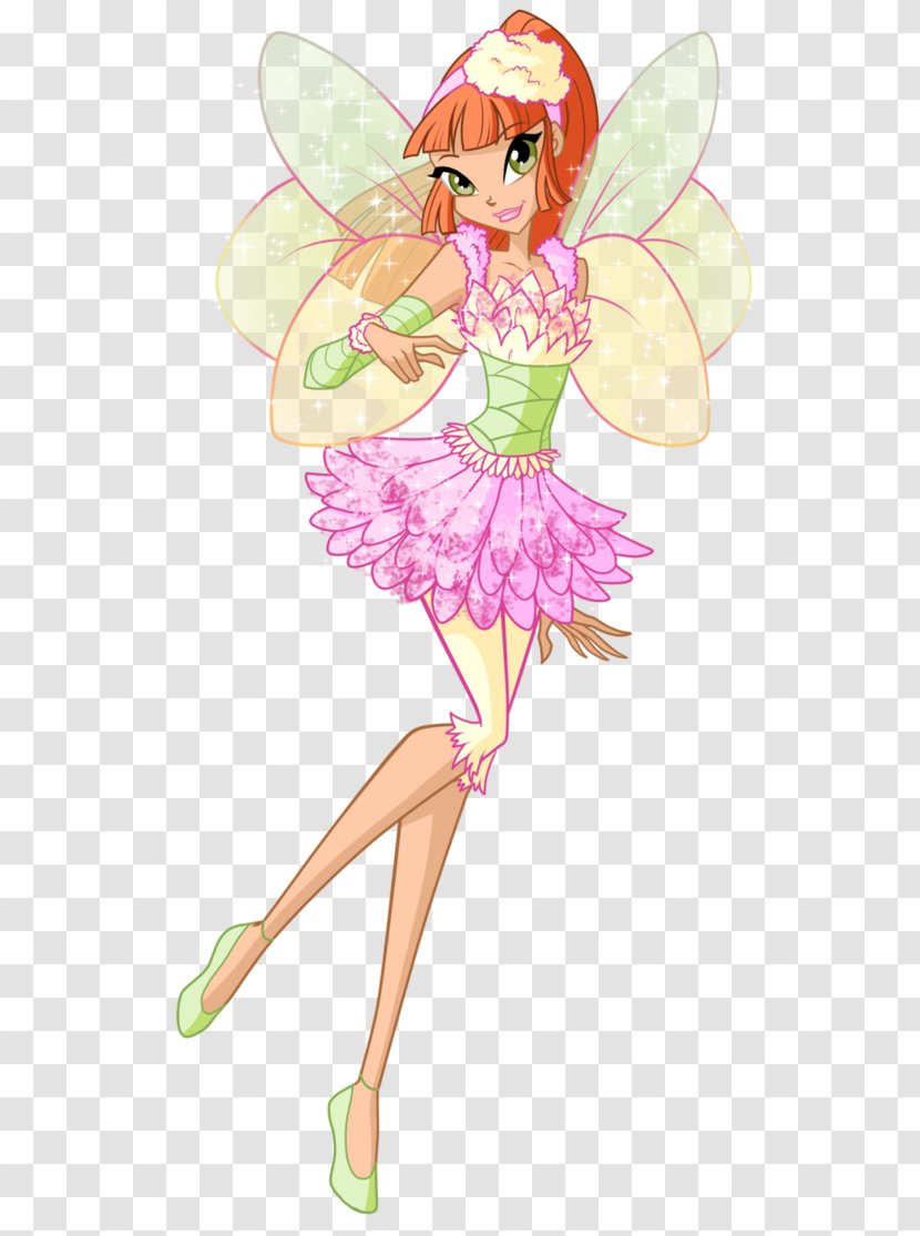 Musa Roxy Flora Tecna Fairy - Heart - Tinker Bell Transparent PNG
