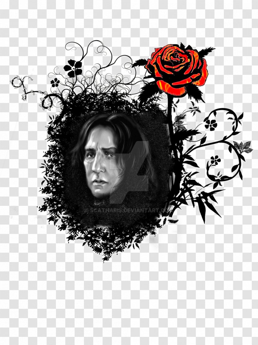 Professor Severus Snape Alan Rickman Visual Arts - Heart - Design Transparent PNG