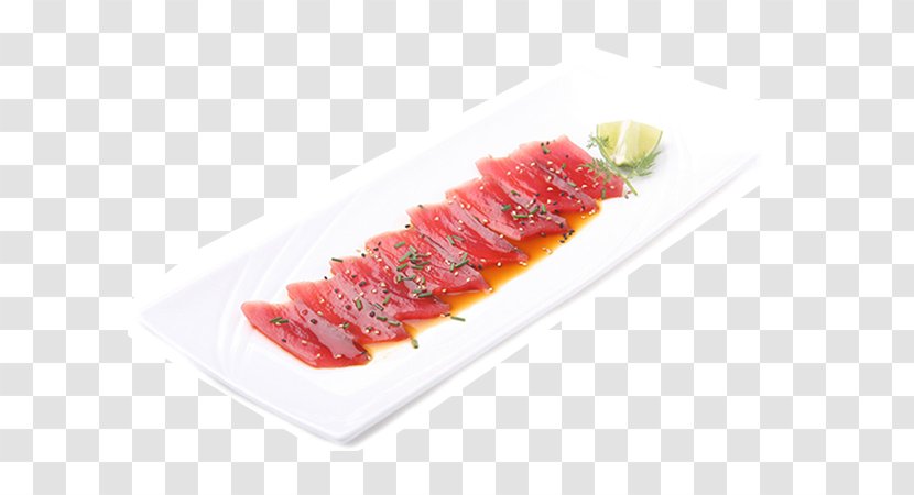 Sashimi Carpaccio Crudo Smoked Salmon Kobe Beef - Meat Transparent PNG