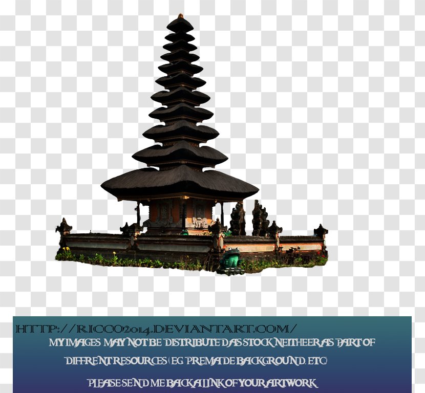 Pura Ulun Danu Bratan Bedugul Lake Balinese Temple Danau Beratan - Travel - Bell Tower Transparent PNG