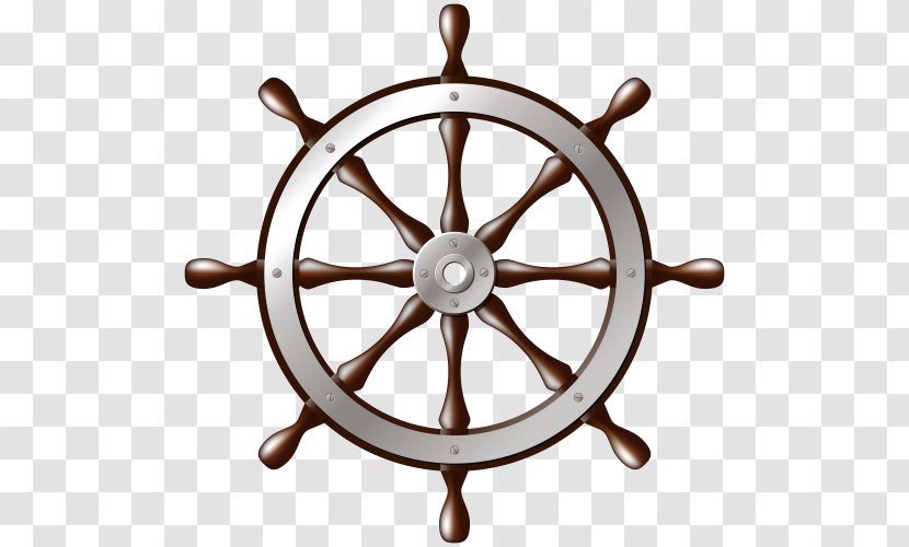 Ship's Wheel Clip Art Motor Vehicle Steering Wheels - Boat - Ship Transparent PNG