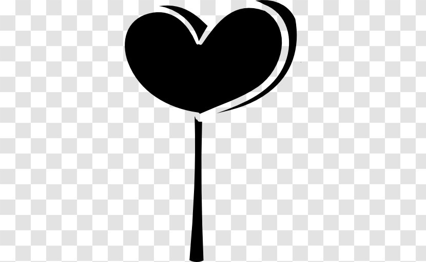 Lollipop Candy Food - Black And White - Heart-shaped Camera Transparent PNG