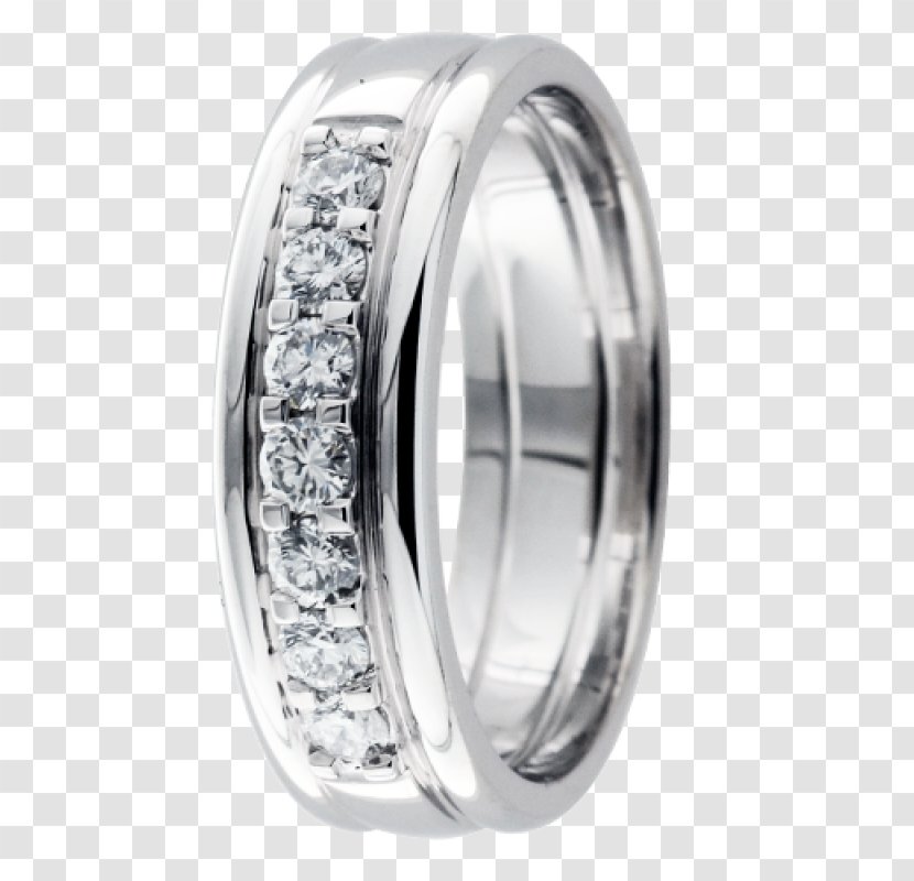 Wedding Ring Białe Złoto Gold Jewellery - Metal Transparent PNG