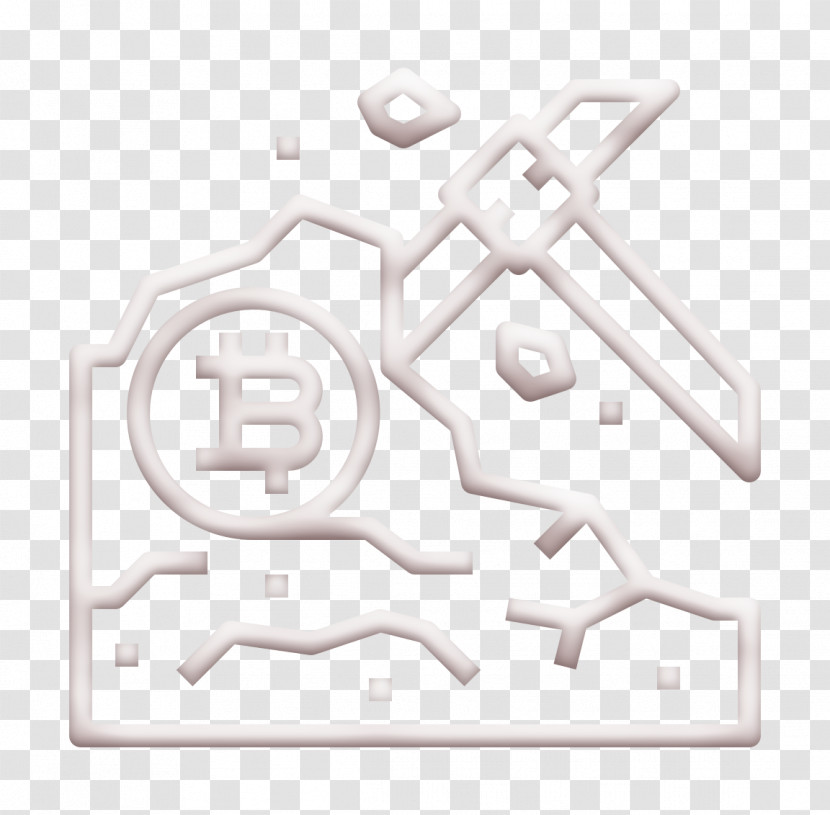 Bitcoin Icon Data Mining Icon Mine Icon Transparent PNG