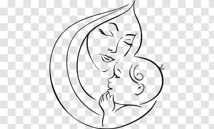 Drawing Mother Sketch - Silhouette - Child Transparent PNG