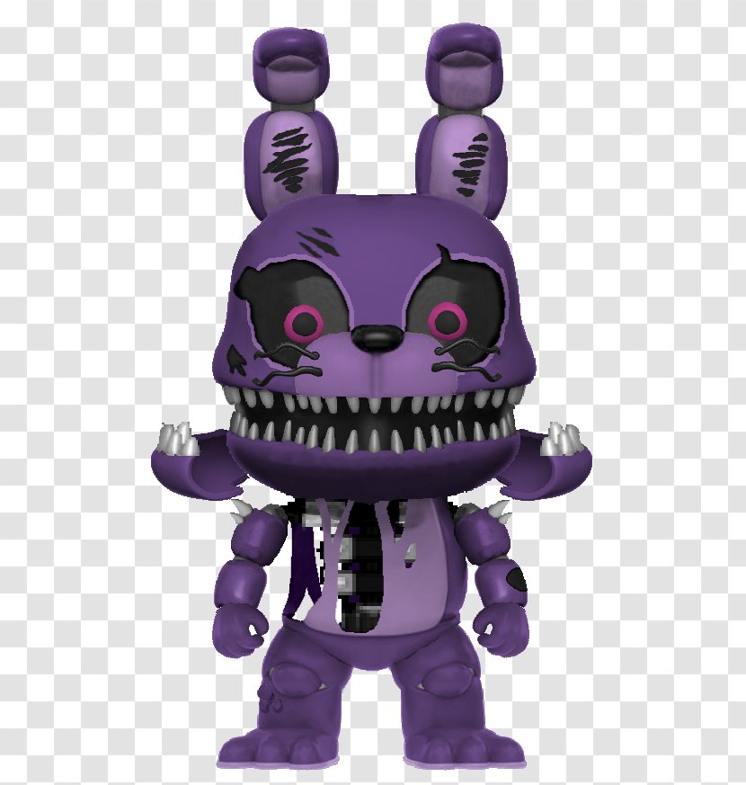 Freddy Fazbear's Pizzeria Simulator Five Nights At Freddy's: The Twisted Ones Sister Location Funko - Violet - Naimer Transparent PNG