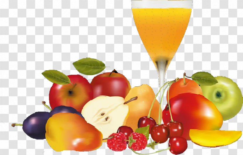 Orange Juice Fruit Drink - Mango Transparent PNG