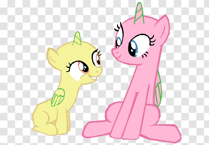 Pony Horse Sister Sibling - Heart - Milk Splash Transparent PNG