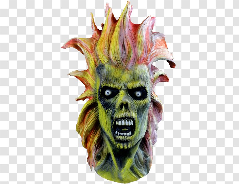 Iron Maiden Eddie Piece Of Mind Powerslave Mask - Halloween Transparent PNG