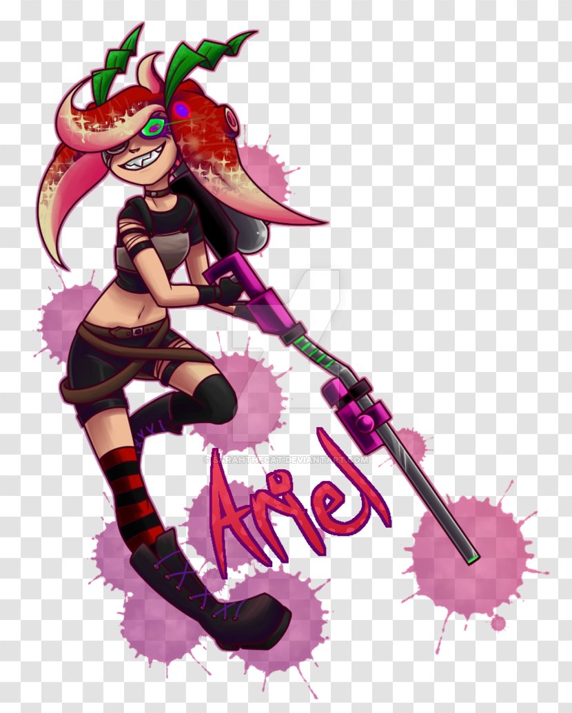 Splatoon 2 Ariel Art Drawing - Tree - Fear Transparent PNG