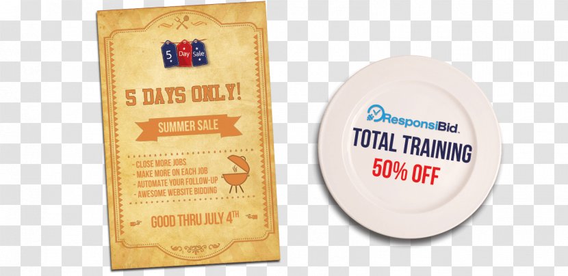 Brand - Label - 4th Of July Sale Transparent PNG
