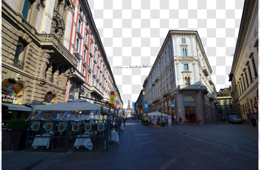 Milan Building Computer File - Alley - Milan, Italy Thirteen Transparent PNG