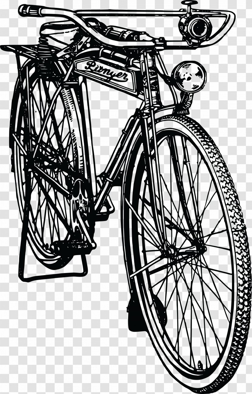 History Of The Bicycle Penny-farthing Velocipede Clip Art - Vehicle Transparent PNG