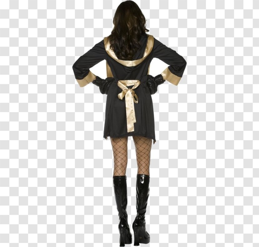 Costume Boxing Glove Dress - Woman Transparent PNG