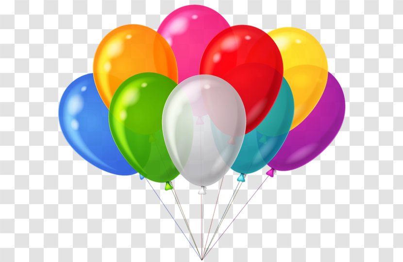Gas Balloon Helium Flower Bouquet Release - Birthday Transparent PNG
