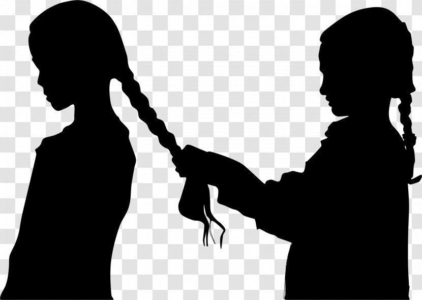 Braid Silhouette Woman Hair Photography - Black - Sister Transparent PNG