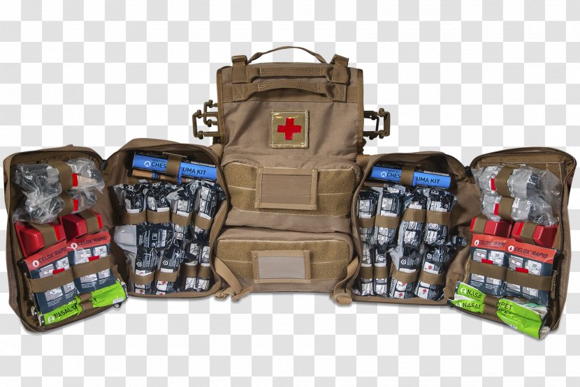 Medical Bag Combat Medic Medicine - First Aid Kit Transparent PNG