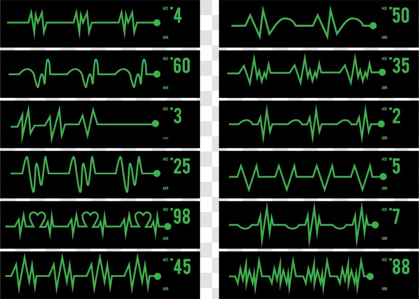 Electrocardiography Pulse Icon - Echocardiography - ECG Monitor, Line Transparent PNG