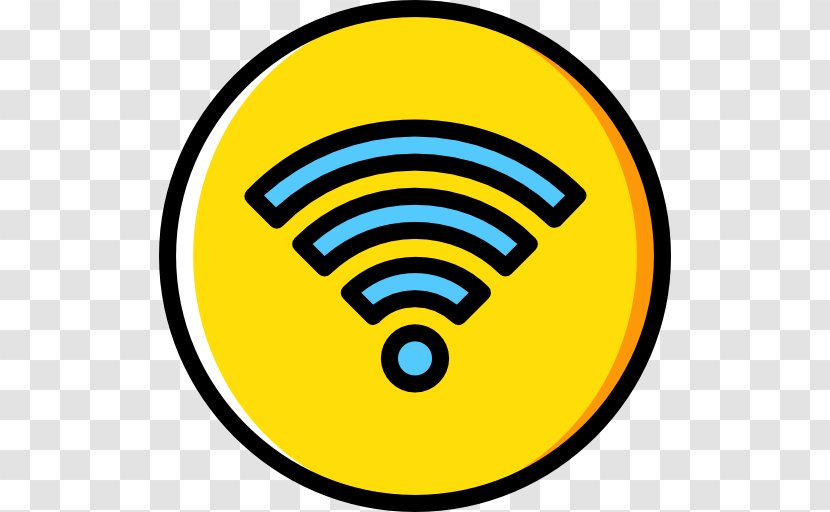 Wifi Icon - Symbol - Yellow Transparent PNG