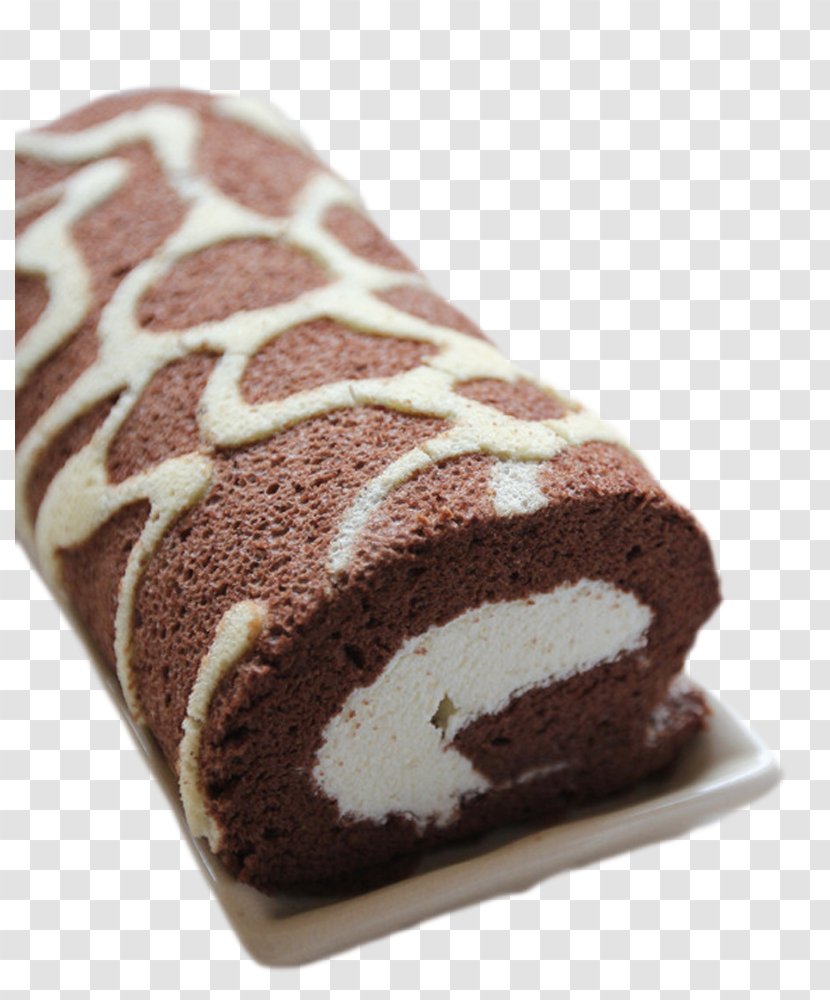 Swiss Roll Cream Chocolate Cake Brownie Egg - Rolls Transparent PNG