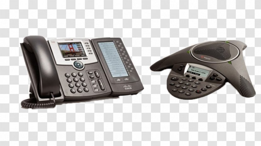 VoIP Phone Voice Over IP Polycom Telephone Cisco Systems - Unified Communications - Soundstation 6000 Transparent PNG