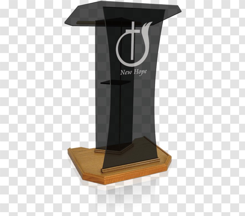 Table Stained Glass Pulpit Lectern - Chair Transparent PNG