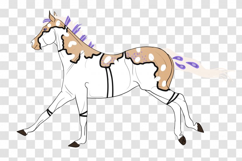 Mane Foal Mustang Stallion Halter - Artwork Transparent PNG