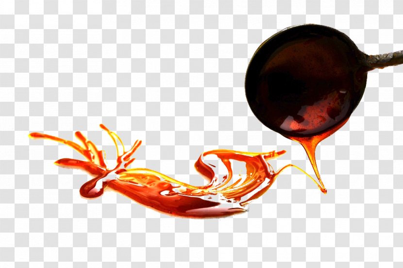 Sugar Painting Caramel - Spoon - Making Transparent PNG
