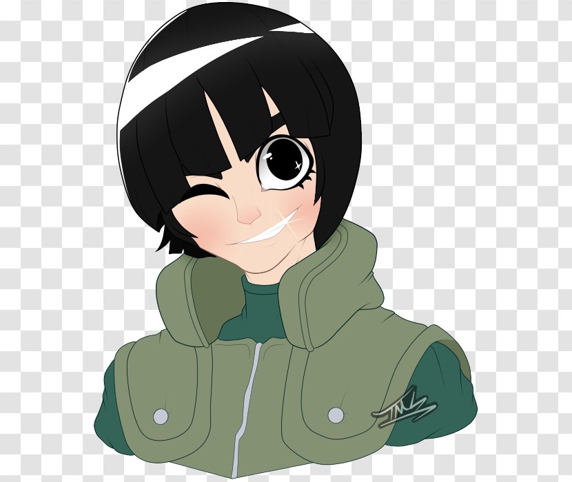 Character Fiction Black Hair Clip Art - Watercolor - Rock Lee Transparent PNG